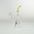 2022 NUEVO BUBBLER BULSALA Borocilicate Herb Herb Wax Water Pipe Recycler Glass